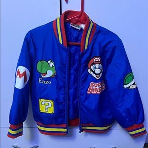 Super Mario Blue Bomber Jacket